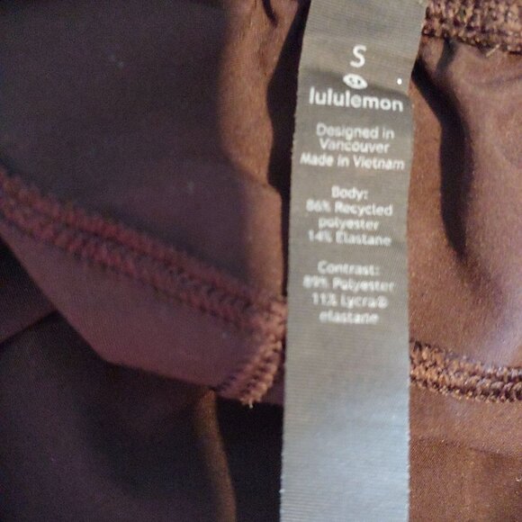 Lululemon Mens T.H.E. Linerless Short 9" Brown Activewear Hiking Running Gym S - Picture 6 of 7
